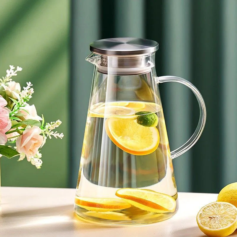 Heat Resistant Glass Water Jug