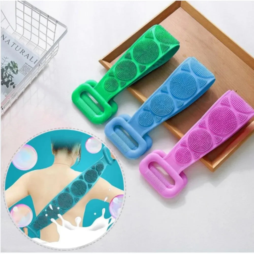 Double-Sided Silicone Back Scrubber